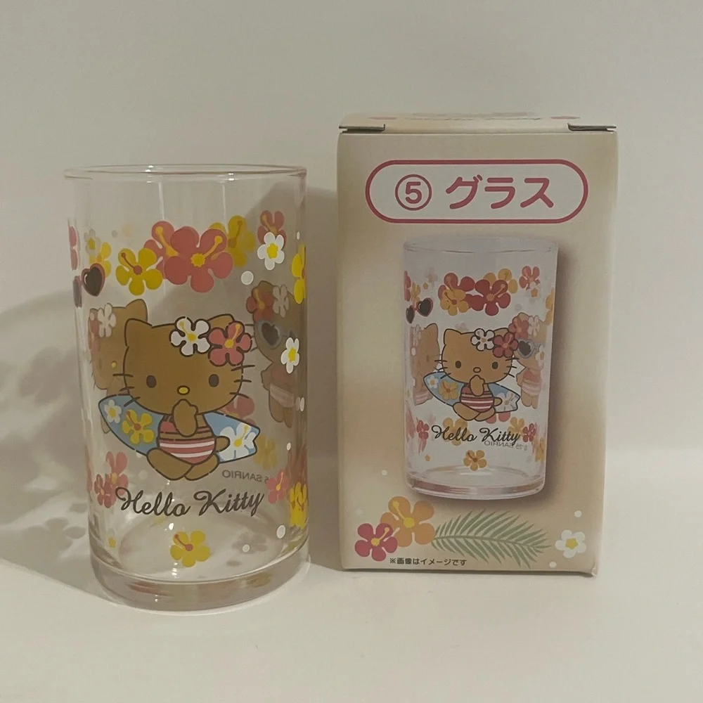 Hello Kitty Tan Kuji Glass Cup